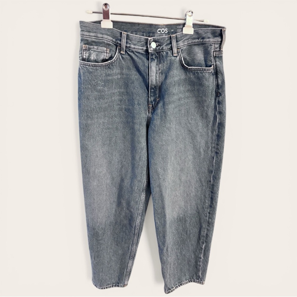 COS High Rise Tapered Leg Denim Jeans Woman Size 30